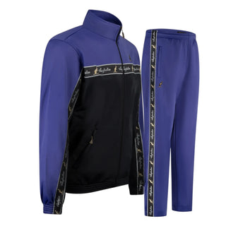 Australian Acetate Trainingsuit With Taping Pervinca Blue
