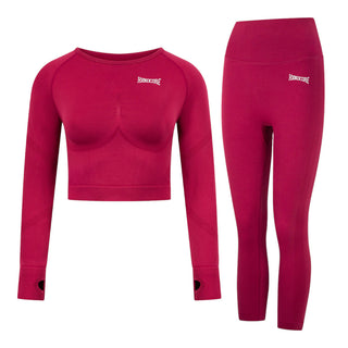 100% Hardcore Sport Set Longsleeve + Legging Red