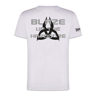 Indika T-shirt Blaze Up The Hardcore White