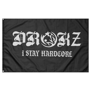 Drokz Flag I Stay Hardcore