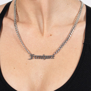 Frenchcore Necklace Logo Silver [65 CM]