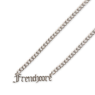 Frenchcore Ketting Logo Zilver [65 CM]