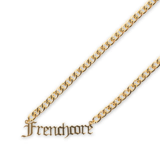 Frenchcore Ketting Logo Goud [65 CM]