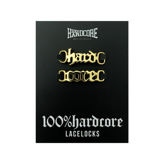 100% Hardcore Schoen Lacelocks HARD-CORE Goud [Set of 2]