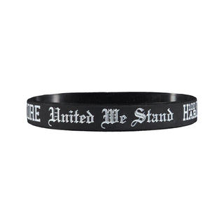 100% Hardcore Armbandje United We Stand Zwart