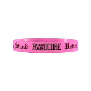 100% Hardcore Armbandje United We Stand Roze