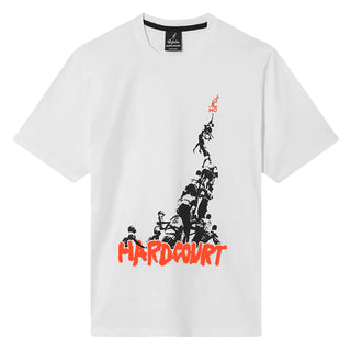 Camiseta australian de pista dura Torre Humana blanca