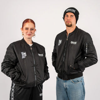 100% Hardcore Bomberjacket Branded Rage Black