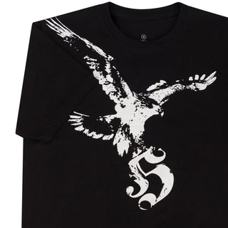 Hooligan Streetwear T-shirt Eagle Zwart