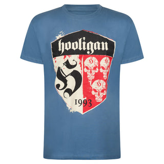 Hooligan Streetwear T-shirt Shelter Blauw