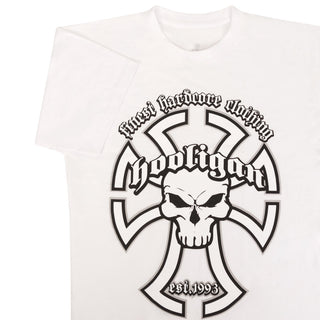 Hooligan Streetwear T-shirt Templar Wit