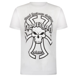 Hooligan Streetwear T-shirt Templar Wit