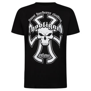 Hooligan Streetwear T-shirt Templar Zwart