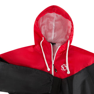 Hooligan Streetwear Windbreaker H Zwart/Rood