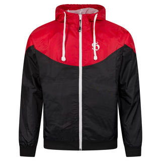 Hooligan Streetwear Windbreaker H Zwart/Rood