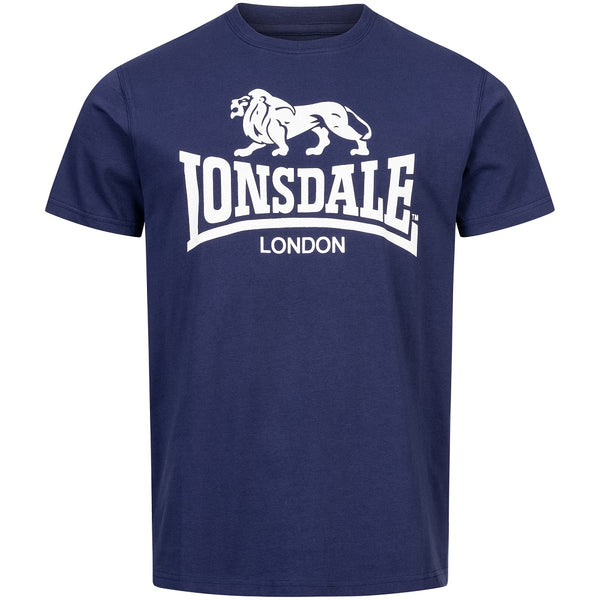Lonsdale Classic T-Shirt Old Logo Navy – 100% Hardcore