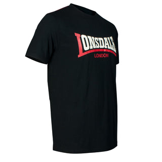 Lonsdale Classic T-Shirt Two Tone Zwart