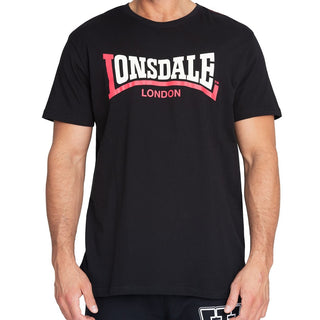 Lonsdale Classic T-Shirt Two Tone Zwart