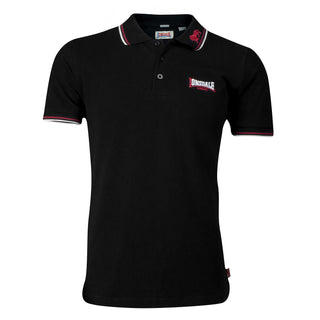 Lonsdale Slimfit Polo The Lion Zwart