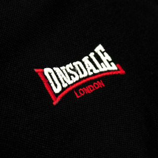 Lonsdale Slimfit Polo The Lion Zwart