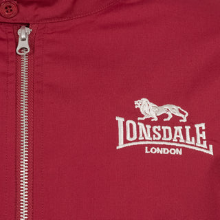 Lonsdale Slimfit Harrington Jack Classic Bordeaux