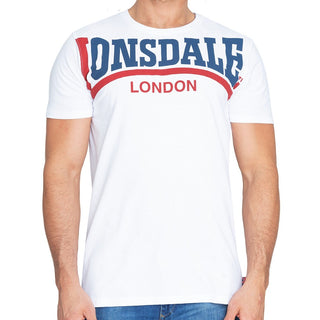 Lonsdale Slimfit T-shirt Creaton Wit