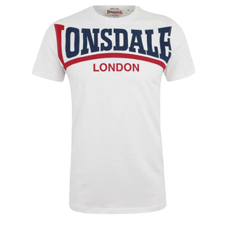 Lonsdale Slimfit T-shirt Creaton Wit