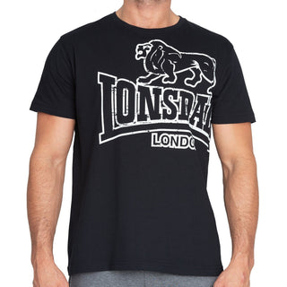 Lonsdale T-shirt Langsett Zwart