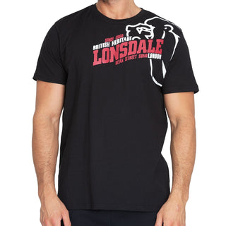 Lonsdale T-shirt Walkley Zwart