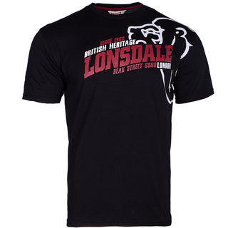 Lonsdale T-shirt Walkley Zwart