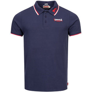 Lonsdale Slimfit Polo The Lion Donkerblauw