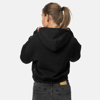 Lonsdale Cropped Hoodie Roxeth Black