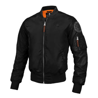 Pit Bull West Coast Bomberjacket MA1 Logo 2 Black