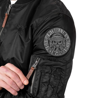 Pit Bull West Coast Bomberjacket MA1 Logo 2 Black