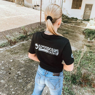 Speedcore Italia T-shirt Basic Logo Zwart