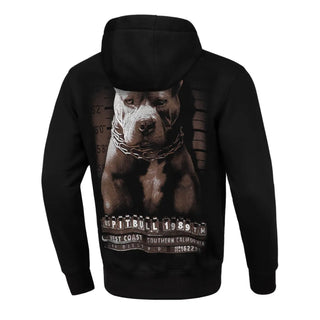 Pit Bull West Coast Hooded Mugshot Black