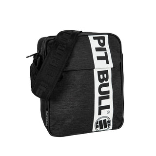 Pit Bull West Coast Men Schoudertas Hilltop Zwart|Wit