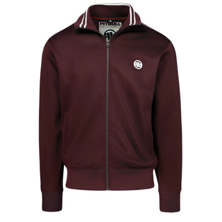 Chaqueta de entrenamiento Pit Bull West Coast Oldschool Tape borgoña