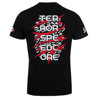 Speedcore Italia T-shirt Splatter Zwart