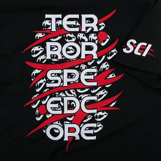 Speedcore Italia T-shirt Splatter Zwart