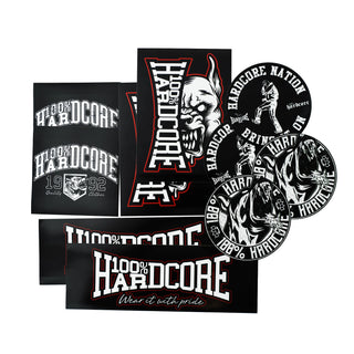 100% Hardcore Stickerset Exclusief (Vernieuwd)