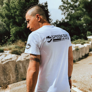 Speedcore Italia T-shirt Basic Logo White