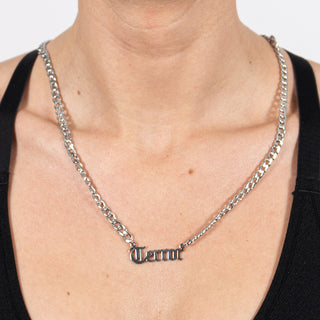 Terror Necklace Logo Silver [65 CM]