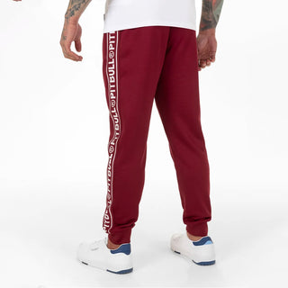 Pit Bull West Coast Oldschool Joggingbroek Bies Logo Terry Burgundy