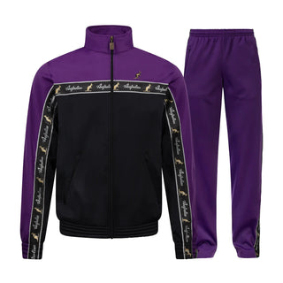 Australian Acetate Trainingsuit With Taping Purple