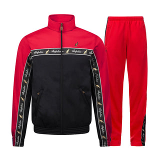 Australian Acetate Trainingsuit With Taping Red