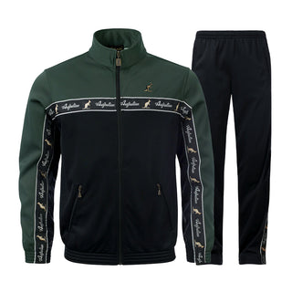 Australian Acetate Trainingsuit With Taping Woodland/Black