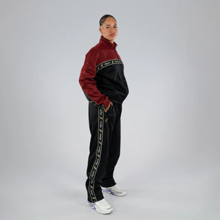 Australian Duo Training Jacket With Taping Black | Bordeaux Red