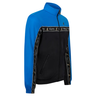 Australian Duo Training Jacket With Taping Black | Capri Blue