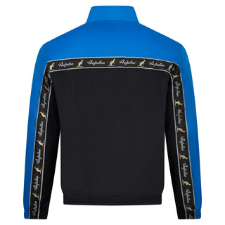 Australian Duo Training Jacket With Taping Black | Capri Blue